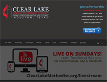 Tablet Screenshot of clearlakemethodist.nextmeta.com